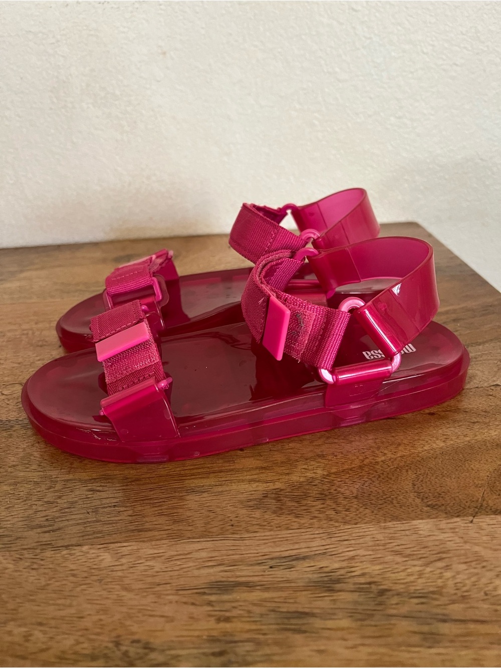 Melissa Papete Jelly Sandals Pink US 7 EU 38 - Picture 5 of 13